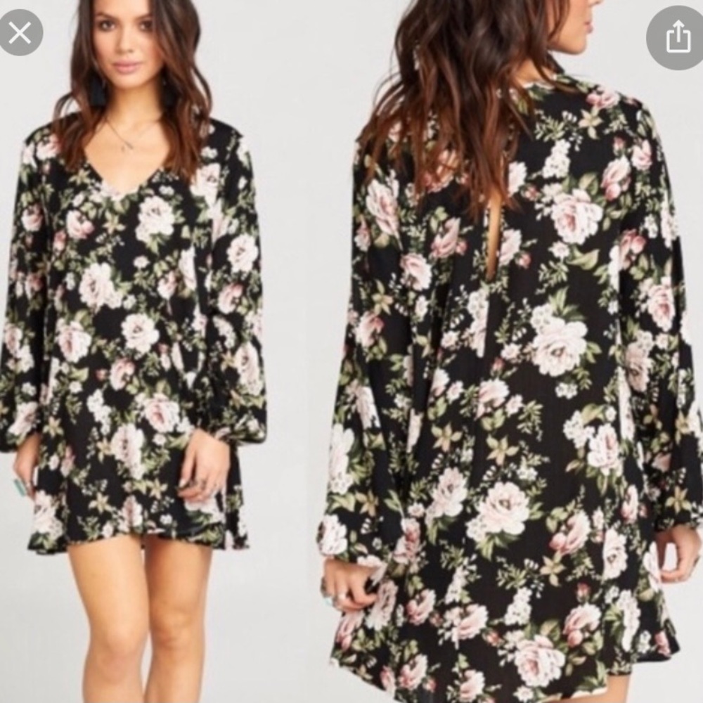 Mumu trapeze floral dress